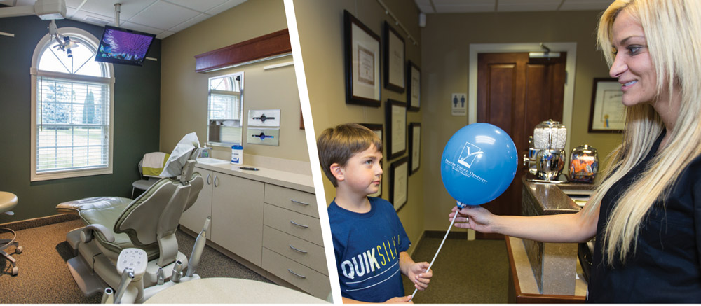 Dr. Michael Young with patient