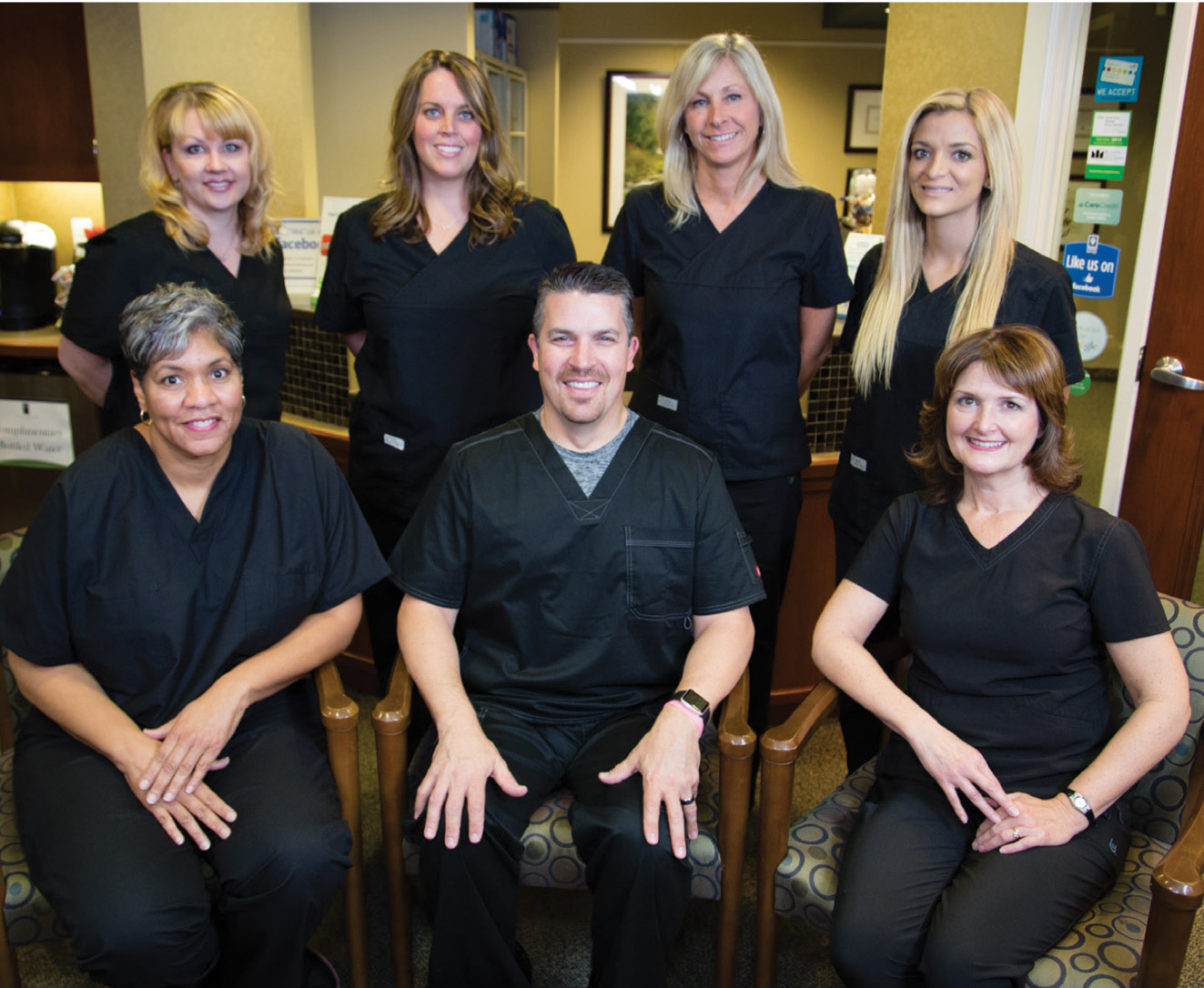 Dr. Michael Young and his staff