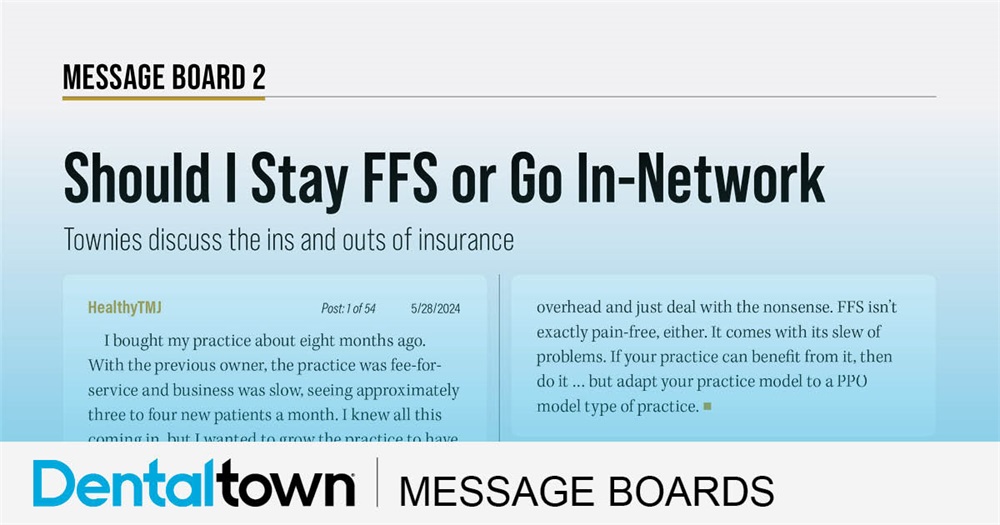 Should I Stay FFS or Go In-Network