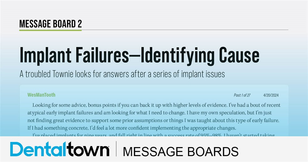 Implant Failures—Identifying Cause