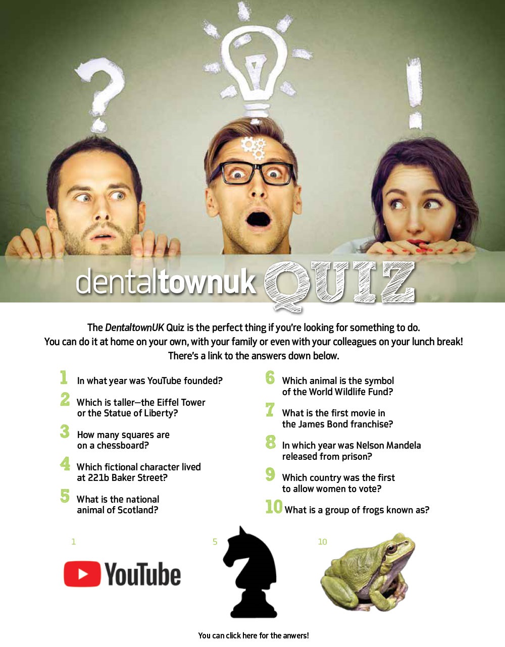 DentaltownUK Magazine - Quiz