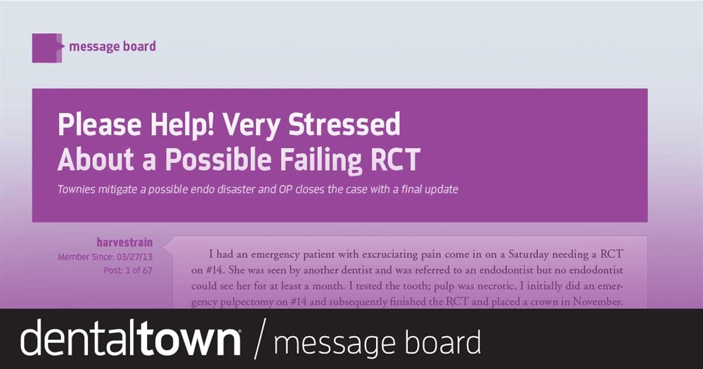 Please Help! Very Stressed About a Possible Failing RCT