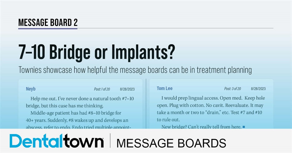 7–10 Bridge or Implants?