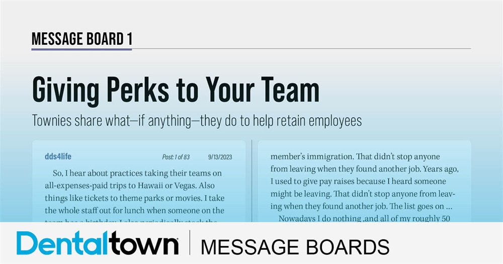 Giving Perks to Your Team