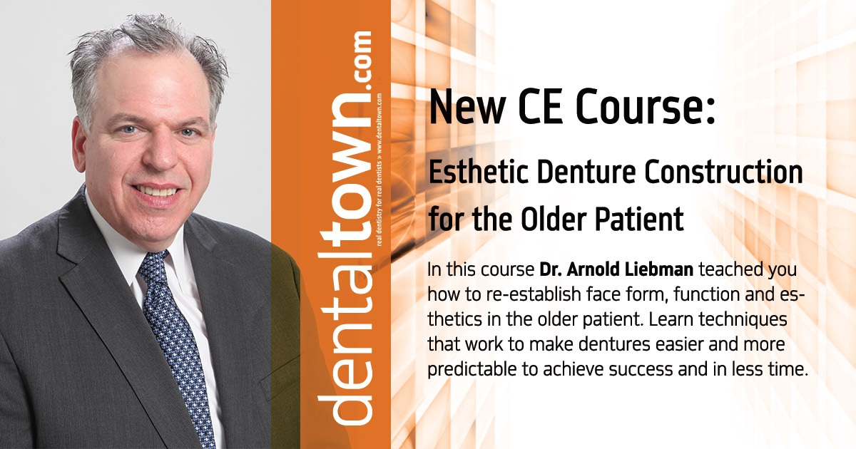 Esthetic Denture Construction for the Older Patient