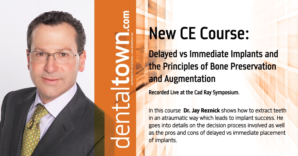 Delayed vs Immediate Implants and the Principles of Bone Preservation and Augmentation.