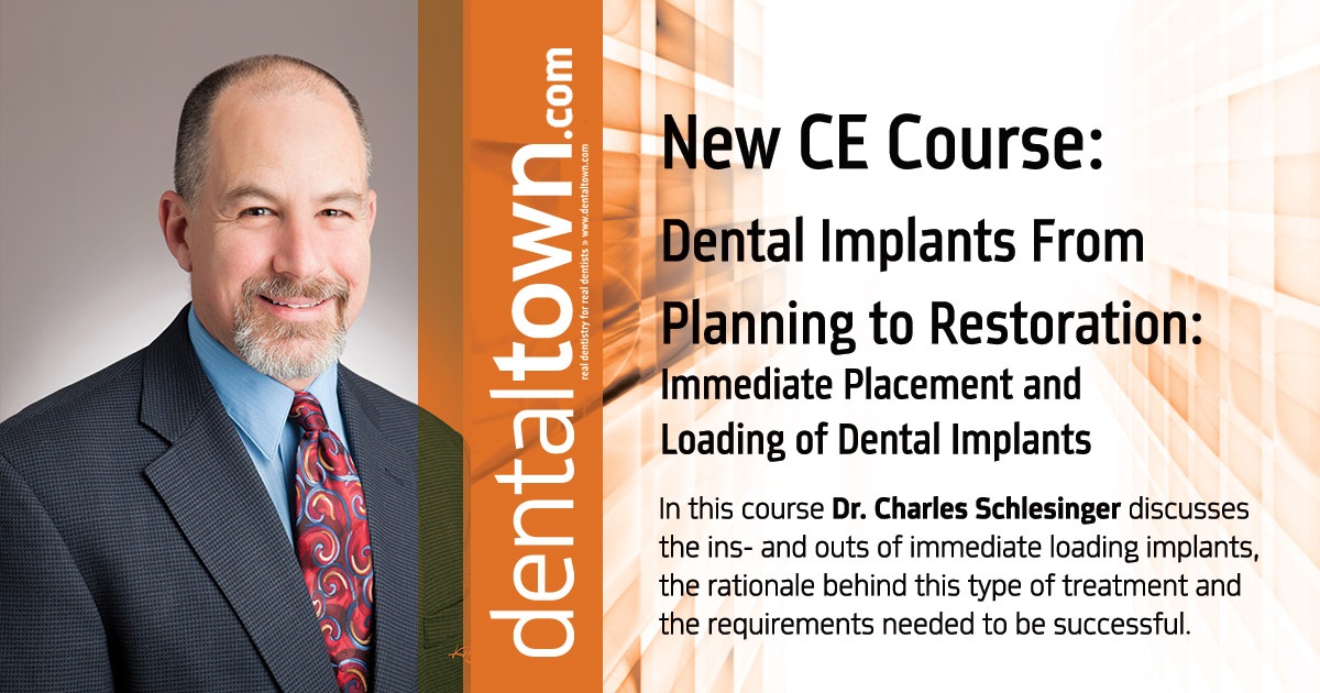 Dental Implants From Planning to Restoration: Immediate Placement and Loading of Dental Implants
