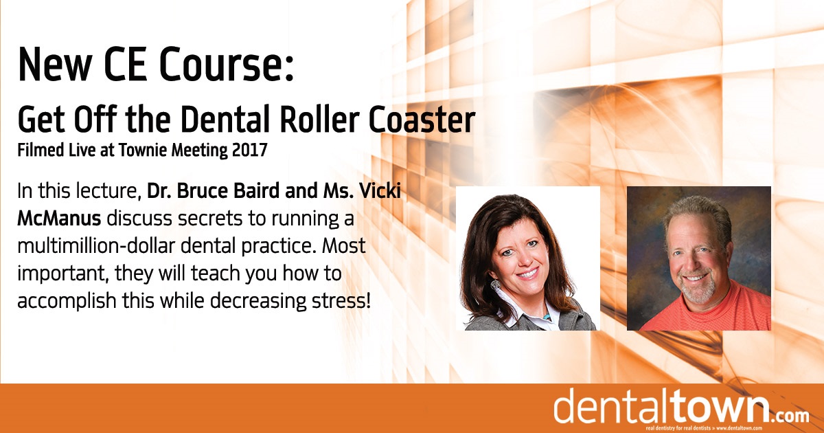 Get Off the Dental Roller Coaster... Filmed Live at Townie Meeting