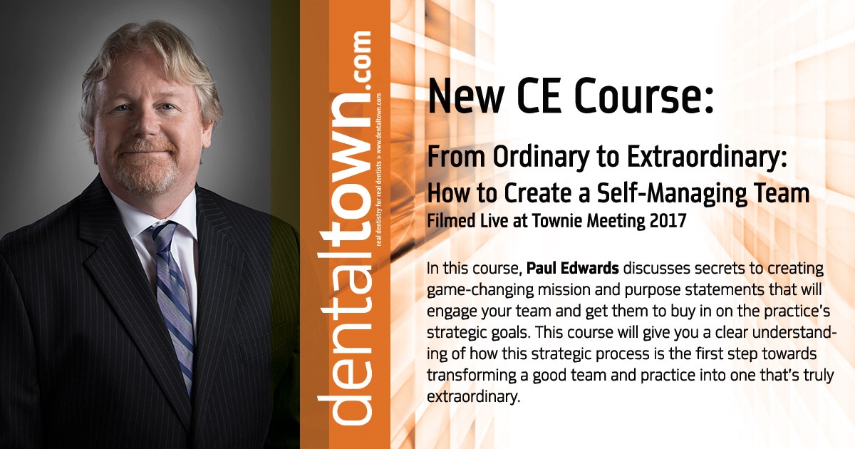 From Ordinary to Extraordinary: How to Create a Self-Managing Team... Filmed Live at Townie Meeting
