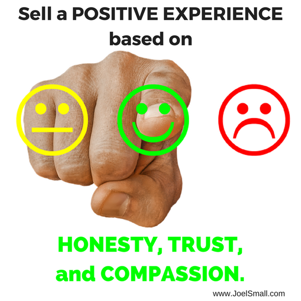 honesty, trust and compassion are a positive experience for clients