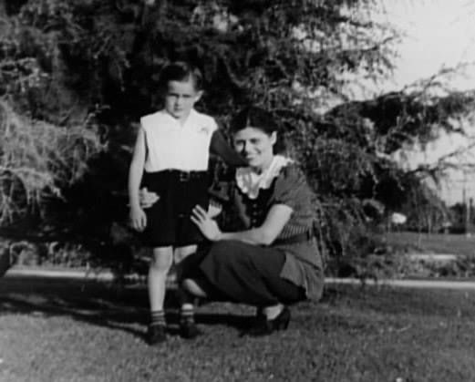 James and mother Mildred Dean